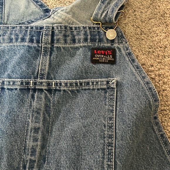 Vintage LEVI’S overalls women’s size large - Picture 3 of 9